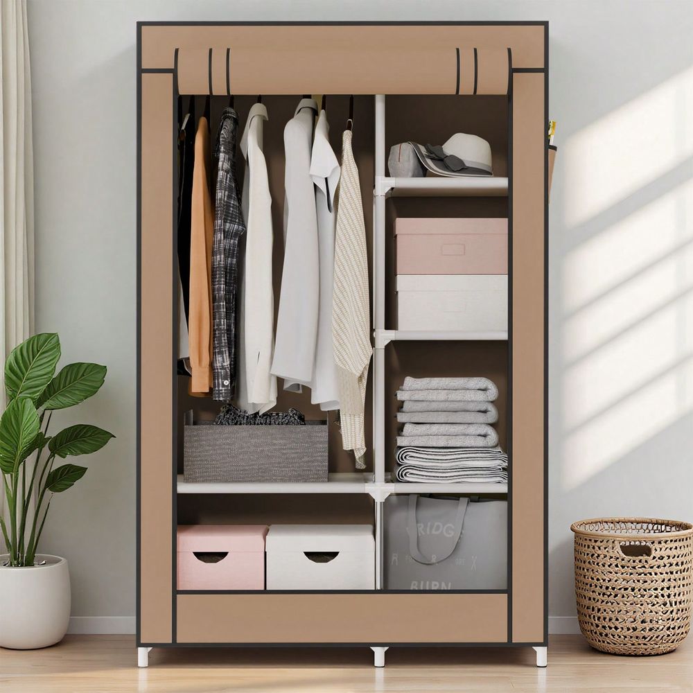 Closet Storage For Hanging Clo - огляд і ціна Wardrobe Closet Portable Fabric Cover