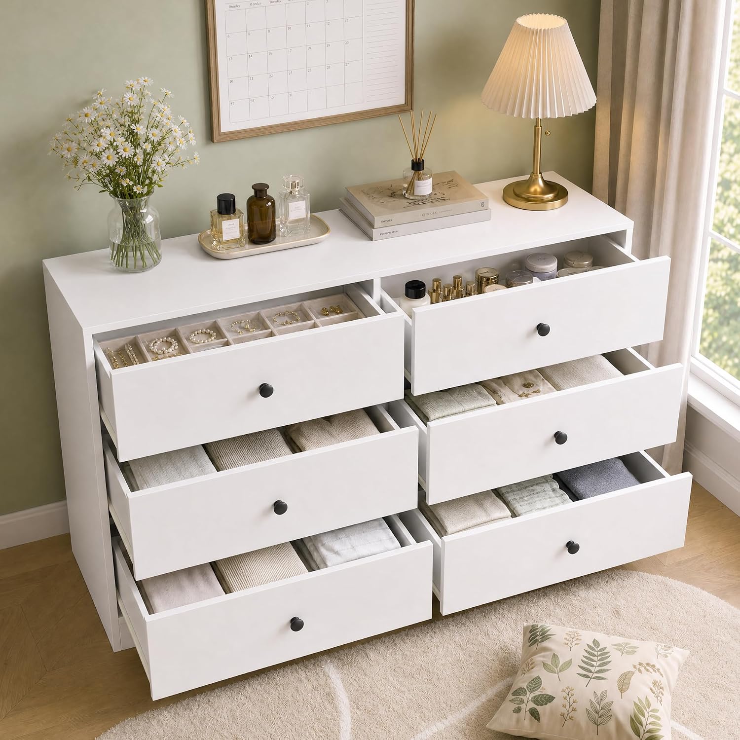 6 Drawer Dresser for Bedroom,  - огляд і ціна Bedroom Furniture