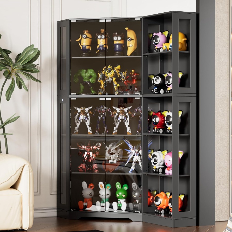 Corner display curio cabinet w - огляд і ціна Storage
