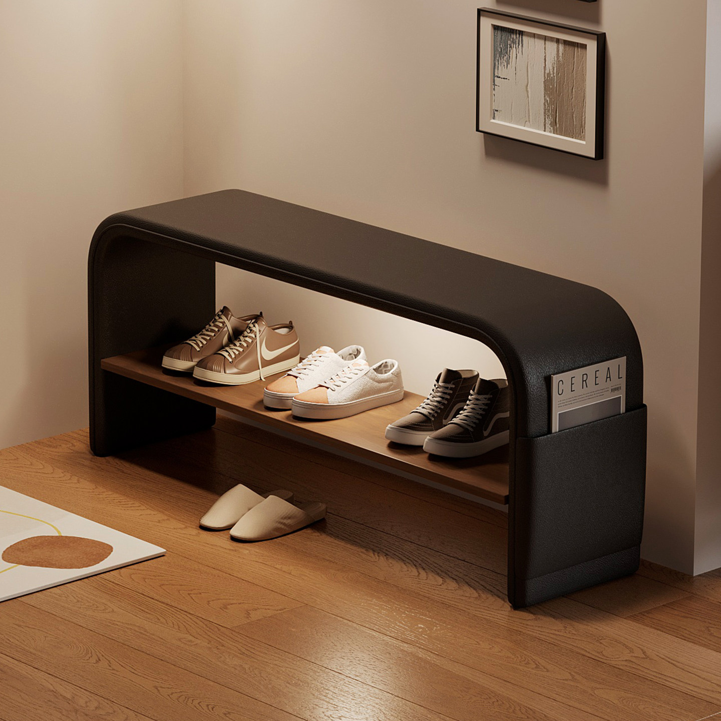 with Entryway shoe cabinet int - огляд і ціна Shoe Rack Cabinet Narrow Entryway