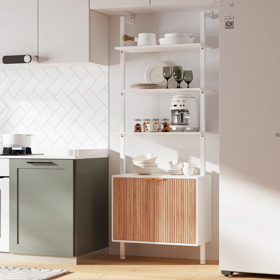 Chic Modern Ladder Bookcase Wi - огляд і ціна Storage